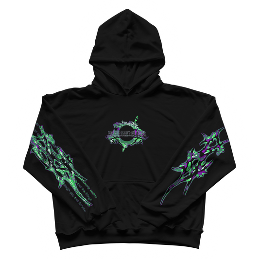 touch this perfect world thru ur wings, my fallen angel HOODIE