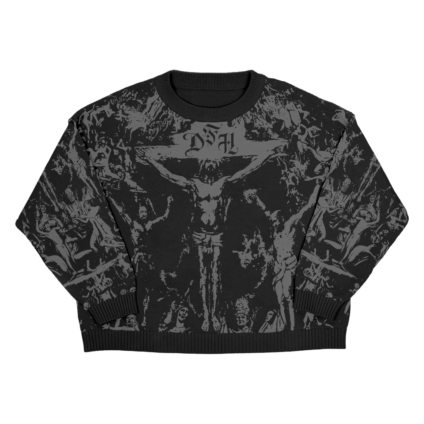 new heaven under hell gates - SWEATER TEJIDO [GREY COLOR] PRE-ORDER